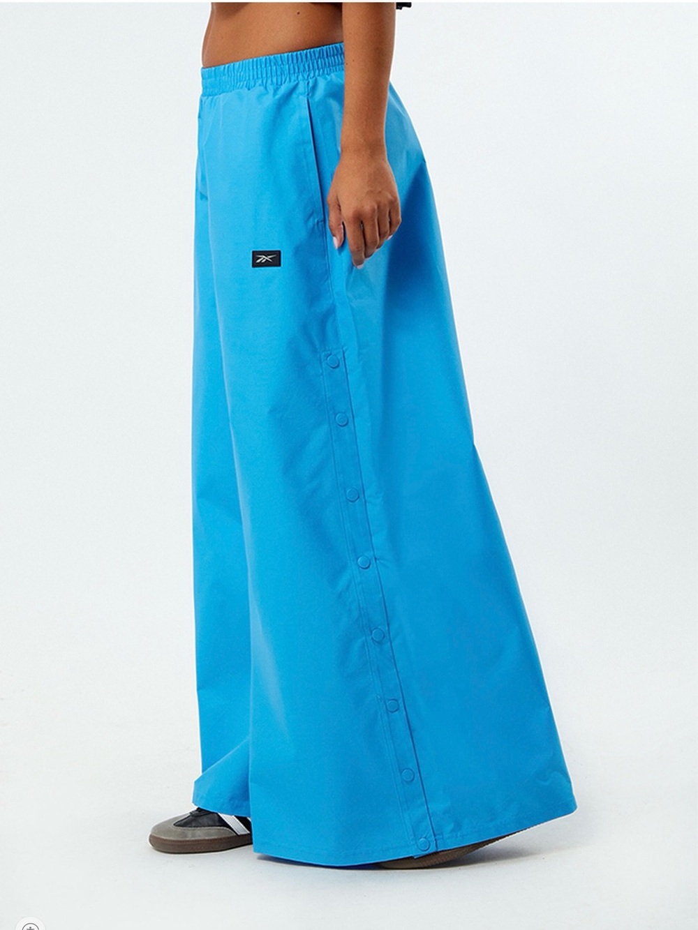 Reebok Angel Blue Wide-Leg Track Pants